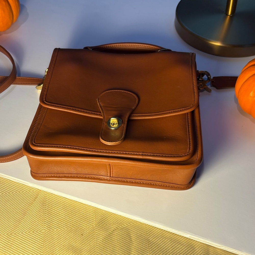 Vintage Coach Station Crossbody Bag - British Tan- never used!!! - Picture 4 of 14